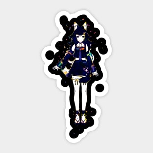 Azur Lane Mio Ookami Pop Art Sticker